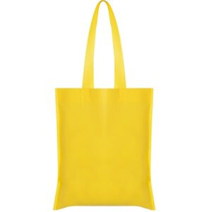 Τσάντα non woven με εκτύπωση Tserc κίτρινο_printiq.gr