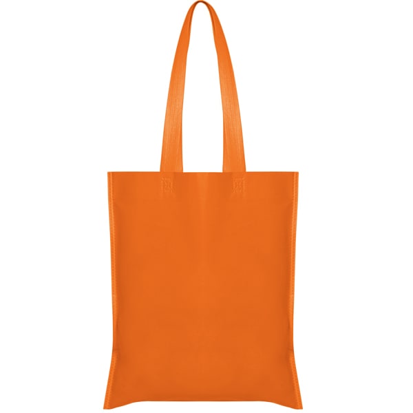 Τσάντα non woven με εκτύπωση Tserc πορτοκαλί_printiq.gr
