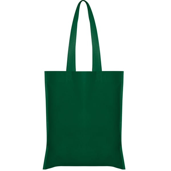 Τσάντα non woven με εκτύπωση Tserc πράσινο κυπαρισσί_printiq.gr