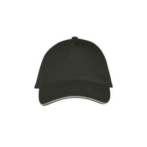 Καπέλο baseball με εκτύπωση HCAEB GNOL σκούρο γκρι / ανοιχτό γκρι_printiq.gr