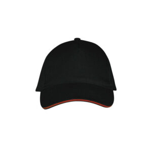 Καπέλο baseball με εκτύπωση HCAEB GNOL μαύρο / κόκκινο_printiq.gr