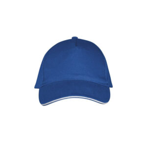 Καπέλο baseball με εκτύπωση HCAEB GNOL μπλε ρουά / λευκό_printiq.gr