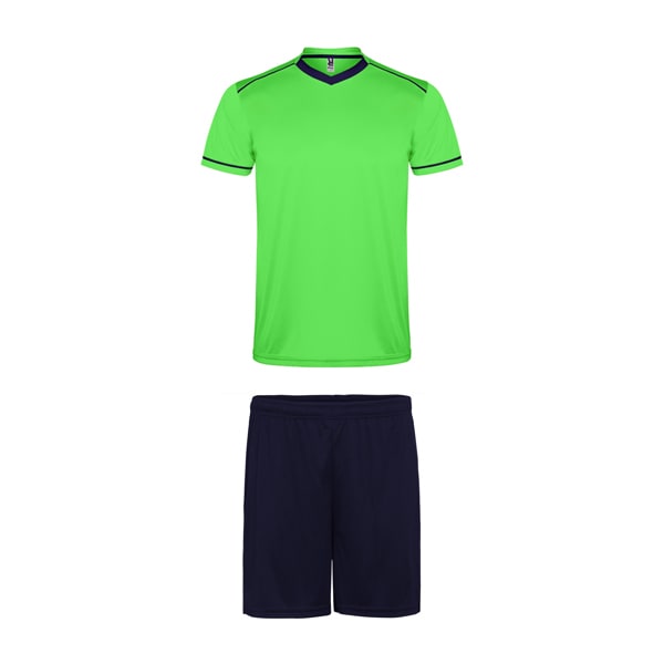 Αγωνιστική Εμφάνιση με Εκτύπωση DETINU fluor green/navy blue_printiq.gr