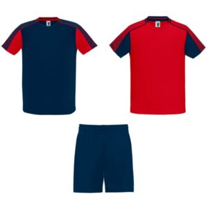 Αγωνιστική Εμφάνιση με Εκτύπωση EVUJ red/navy blue_printiq.gr