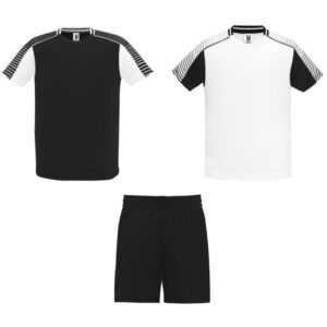 Αγωνιστική Εμφάνιση με Εκτύπωση EVUJ white/black_printiq.gr
