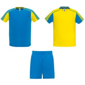 Αγωνιστική Εμφάνιση με Εκτύπωση EVUJ yellow/royal blue_printiq.gr
