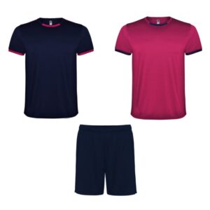 Αγωνιστική Εμφάνιση με Εκτύπωση GNICAR fuchsia/navy blue_printiq.gr