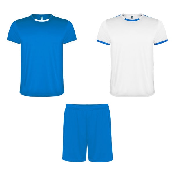 Αγωνιστική Εμφάνιση με Εκτύπωση GNICAR white/royal blue_printiq.gr