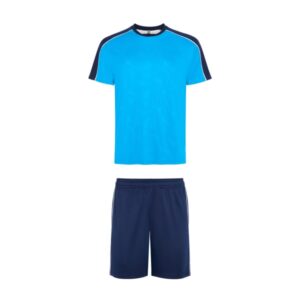 Αγωνιστική Εμφάνιση με Εκτύπωση NATIT fluor turqueoise/navy blue_printiq.gr
