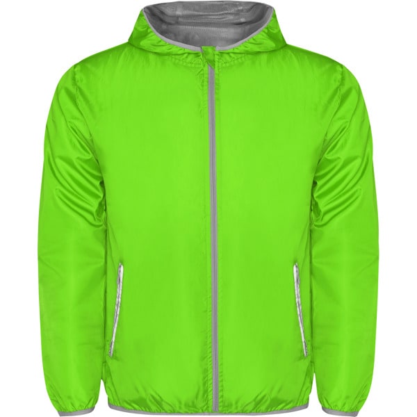 Αθλητικό Αντιανεμικό με Εκτύπωση OLEGNA fluor green_printiq.gr