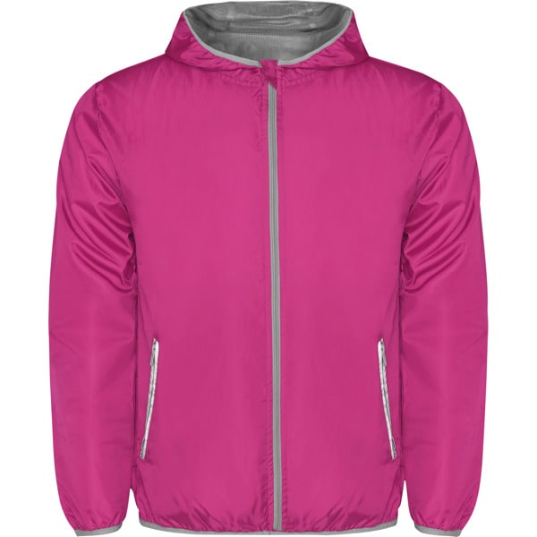 Αθλητικό Αντιανεμικό με Εκτύπωση OLEGNA fluor pink_printiq.gr