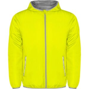 Αθλητικό Αντιανεμικό με Εκτύπωση OLEGNA fluor yellow_printiq.gr