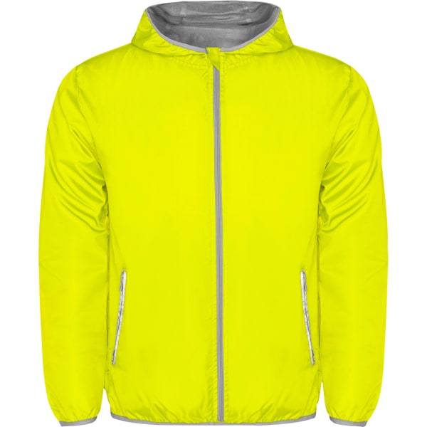 Αθλητικό Αντιανεμικό με Εκτύπωση OLEGNA fluor yellow_printiq.gr