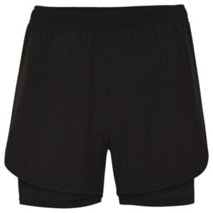 Αθλητικό Σορτς με Εκτύπωση SUNAL black/black_printiq.gr