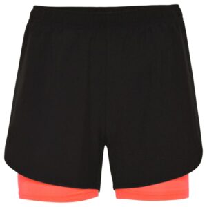 Αθλητικό Σορτς με Εκτύπωση SUNAL black/fluor coral_printiq.gr