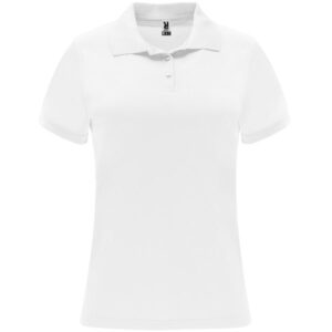 Γυναικείο Τεχνικό Polo με Εκτύπωση NAMOW AHZNOM λευκό_printiq.gr