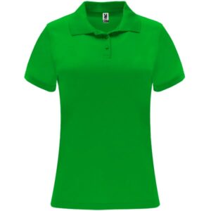Γυναικείο Τεχνικό Polo με Εκτύπωση NAMOW AHZNOM πράσινο_printiq.gr