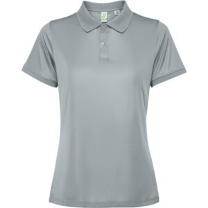 Γυναικείο Τεχνικό Polo με Εκτύπωση NAMOW OMROT γκρι_printiq.gr