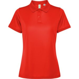 Γυναικείο Τεχνικό Polo με Εκτύπωση NAMOW OMROT κόκκινο_printiq.gr