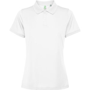 Γυναικείο Τεχνικό Polo με Εκτύπωση NAMOW OMROT λευκό_printiq.gr