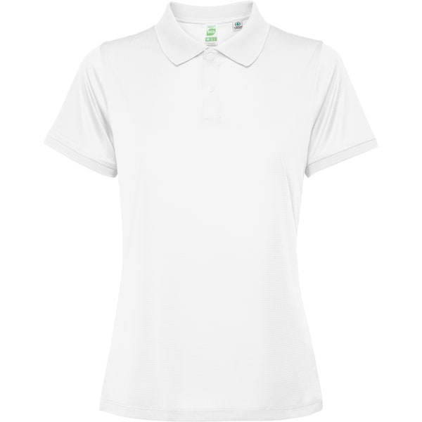 Γυναικείο Τεχνικό Polo με Εκτύπωση NAMOW OMROT λευκό_printiq.gr