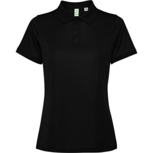 Γυναικείο Τεχνικό Polo με Εκτύπωση NAMOW OMROT μαύρο_printiq.gr