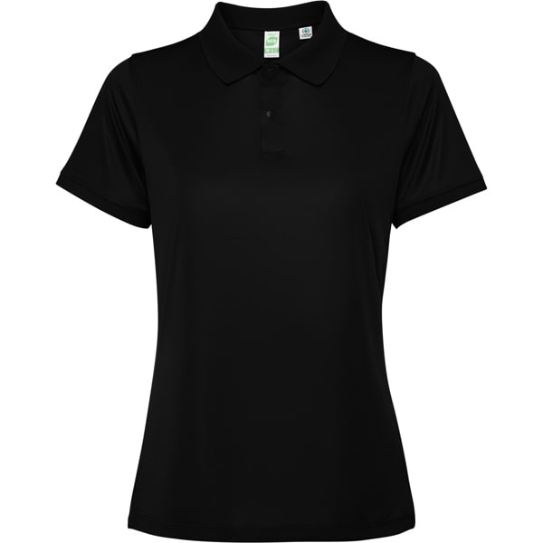 Γυναικείο Τεχνικό Polo με Εκτύπωση NAMOW OMROT μαύρο_printiq.gr