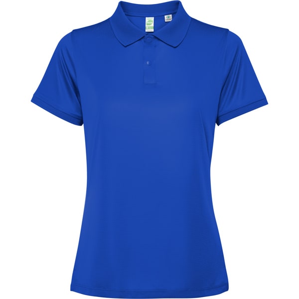 Γυναικείο Τεχνικό Polo με Εκτύπωση NAMOW OMROT μπλε ρουά_printiq.gr