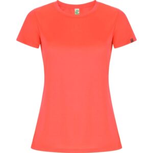 Γυναικείο Τεχνικό T-Shirt με Εκτύπωση NAMOW ALOMI fluor coral_printiq.gr