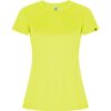 Γυναικείο Τεχνικό T-Shirt με Εκτύπωση NAMOW ALOMI fluor yellow_printiq.gr