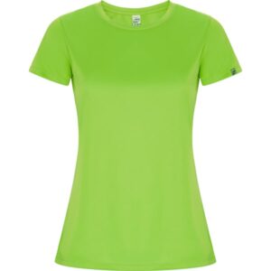 Γυναικείο Τεχνικό T-Shirt με Εκτύπωση NAMOW ALOMI lime_printiq.gr