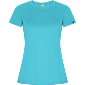 Γυναικείο Τεχνικό T-Shirt με Εκτύπωση NAMOW ALOMI turquoise_printiq.gr