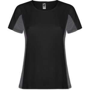 Γυναικείο Τεχνικό T-Shirt με Εκτύπωση NAMOW IAHGNAHS black/dark lead_printiq.gr