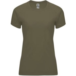 Γυναικείο Τεχνικό T-Shirt με Εκτύπωση NAMOW NIARHAB army green_printiq.gr
