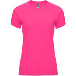 Γυναικείο Τεχνικό T-Shirt με Εκτύπωση NAMOW NIARHAB fluor pink_printiq.gr