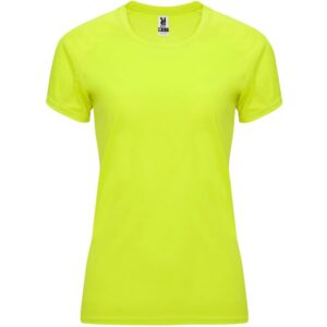 Γυναικείο Τεχνικό T-Shirt με Εκτύπωση NAMOW NIARHAB fluor yellow_printiq.gr