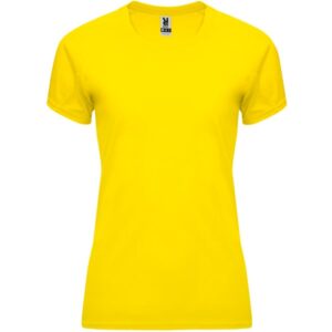 Γυναικείο Τεχνικό T-Shirt με Εκτύπωση NAMOW NIARHAB κίτρινο_printiq.gr