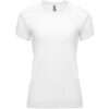 Γυναικείο Τεχνικό T-Shirt με Εκτύπωση NAMOW NIARHAB λευκό_printiq.gr