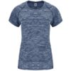Γυναικείο Τεχνικό T-Shirt με Εκτύπωση NAMOW NITSUA heather navy blue_printiq.gr