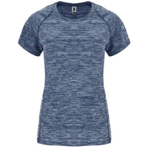 Γυναικείο Τεχνικό T-Shirt με Εκτύπωση NAMOW NITSUA heather navy blue_printiq.gr