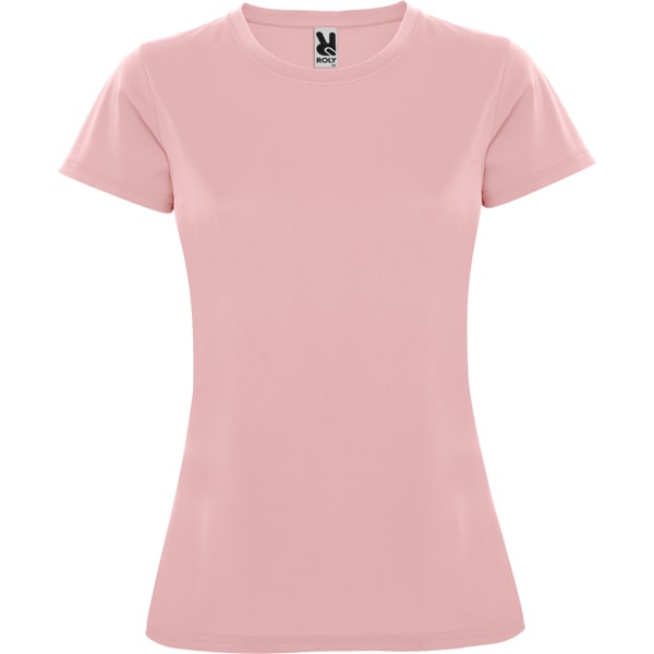 Γυναικείο Τεχνικό T-Shirt με Εκτύπωση NAMOW OLRACETNOM ανοιχτό ροζ_printiq.gr