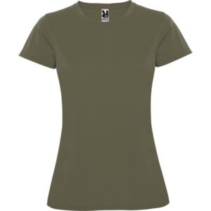 Γυναικείο Τεχνικό T-Shirt με Εκτύπωση NAMOW OLRACETNOM army green_printiq.gr
