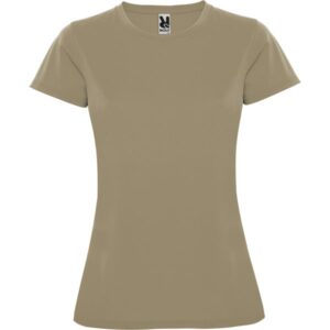 Γυναικείο Τεχνικό T-Shirt με Εκτύπωση NAMOW OLRACETNOM dark sand_printiq.gr