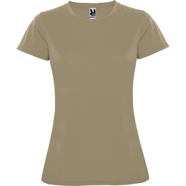 Γυναικείο Τεχνικό T-Shirt με Εκτύπωση NAMOW OLRACETNOM dark sand_printiq.gr