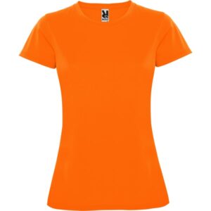 Γυναικείο Τεχνικό T-Shirt με Εκτύπωση NAMOW OLRACETNOM fluor orange_printiq.gr