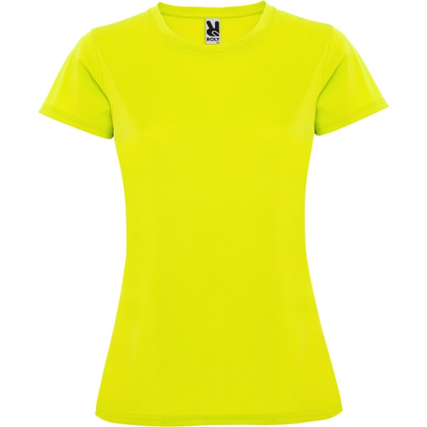 Γυναικείο Τεχνικό T-Shirt με Εκτύπωση NAMOW OLRACETNOM fluor yellow_printiq.gr