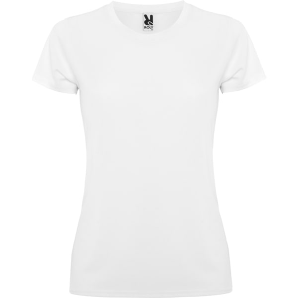 Γυναικείο Τεχνικό T-Shirt με Εκτύπωση NAMOW OLRACETNOM λευκό_printiq.gr