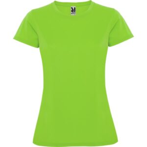 Γυναικείο Τεχνικό T-Shirt με Εκτύπωση NAMOW OLRACETNOM lime_printiq.gr
