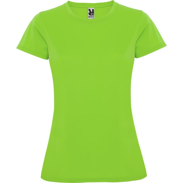 Γυναικείο Τεχνικό T-Shirt με Εκτύπωση NAMOW OLRACETNOM lime_printiq.gr