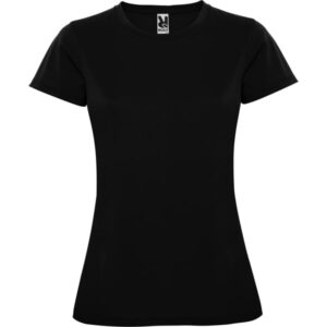 Γυναικείο Τεχνικό T-Shirt με Εκτύπωση NAMOW OLRACETNOM μαύρο_printiq.gr